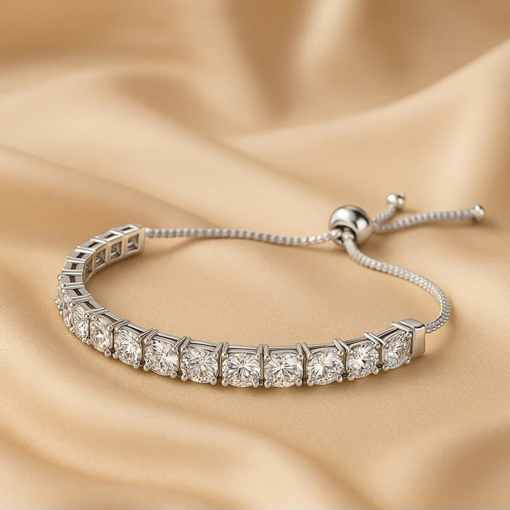 LUSO 92.5% Pure Sterling Silver Adjustable Bracelet