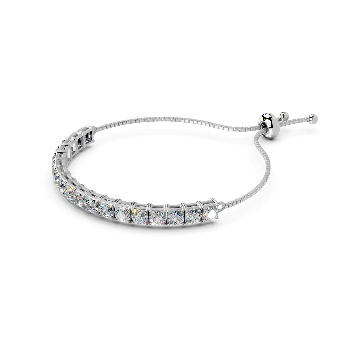 LUSO 92.5% Pure Sterling Silver Adjustable Bracelet