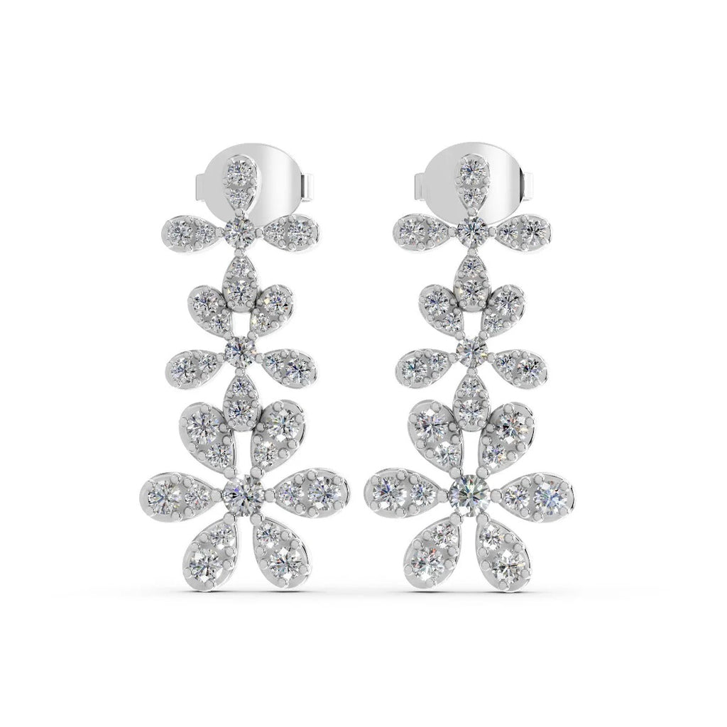 LUSO 92.5% Sterling Silver Necklace & Earring Set